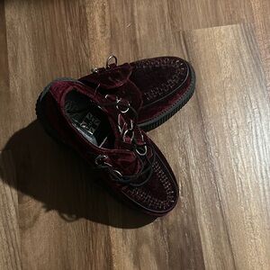 Burgundy Velvet Creepers